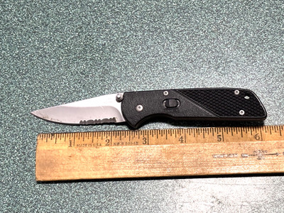  Gerber Vallotton FAST Assisted Open Plain Pocket Knife FAST DRAW  A/O 19 14