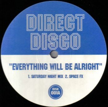 Direct Disco - Everything Will Be Alright, 12'', (Vinyl)
