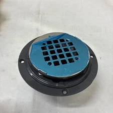 Oatey Shower Drain with Round Stainless Steel Strainer PVC 42310