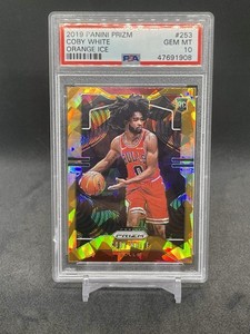 その他 2019 Coby White Hyper Prizm Bulls Rookie 2019 PANINI PRIZM COBY WHITE #253 ROOKIE CHICAGO BULLS RC PSA 9