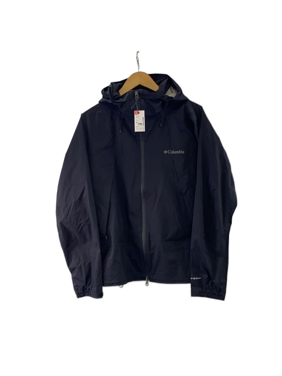 Columbia Rocky Hill Peak Jacket Mountain Parka Nylon Navy S Used
