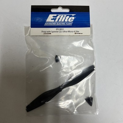 E-FLITE AIRPLANE PART - EFL9051 = PROP WITH SPINNER (2): ULTRA-MICRO 4-SITE