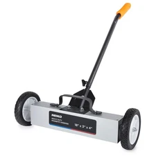 53415A 18” Rolling Magnetic Sweeper with Wheels, 45 Pound Capacity, Adjustabl...