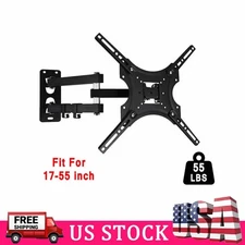 Full Motion TV Wall Mount Bracket Swivel Tilt for 26 32 36 37 40 42 46 49 50 55