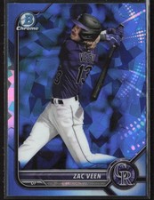 2022 Bowman Draft Sapphire Edition #BDC-32 Zac Veen