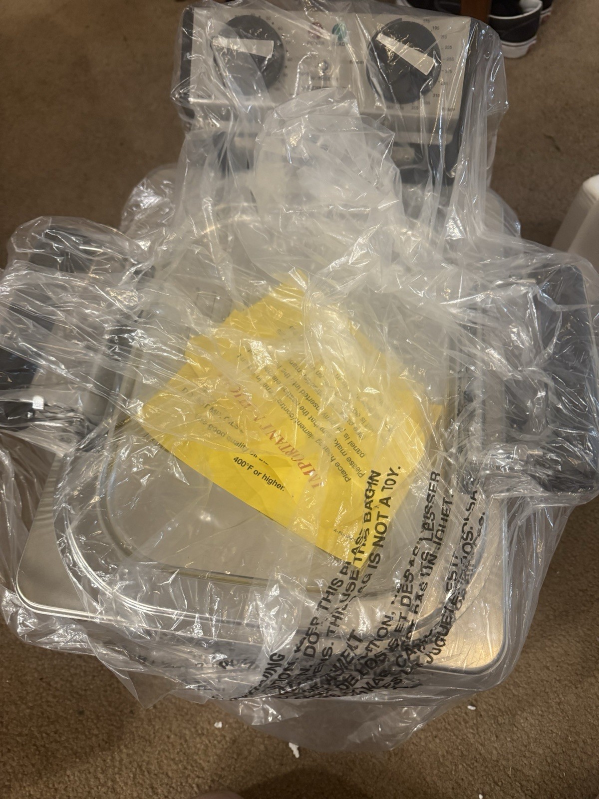 Waring Professional TF200 Rotisserie Turkey Fryer & Steamer Stainless Steel NEW