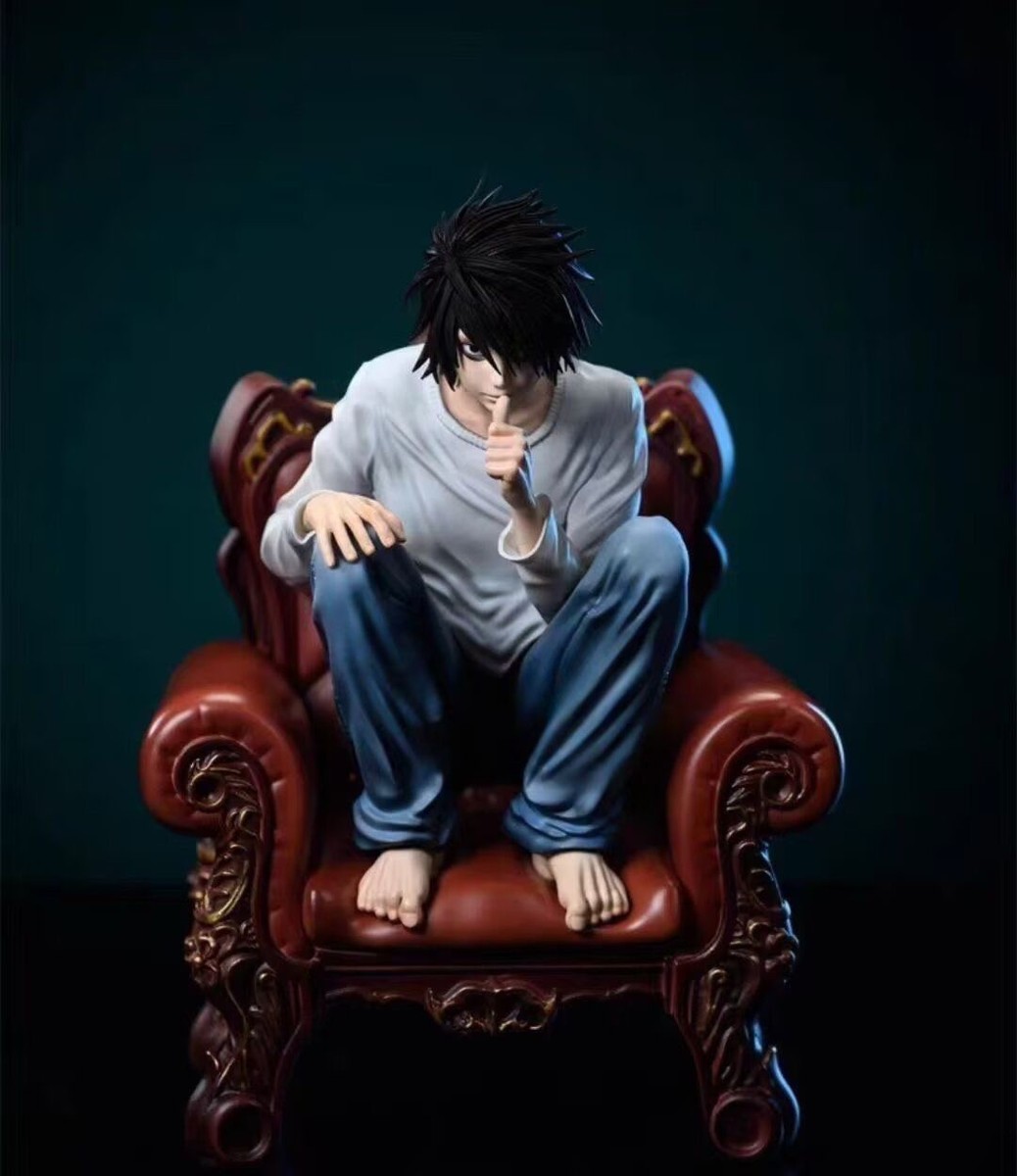 Anime DEATH NOTE L·Lawliet Action Figures PVC Model Toys Statues