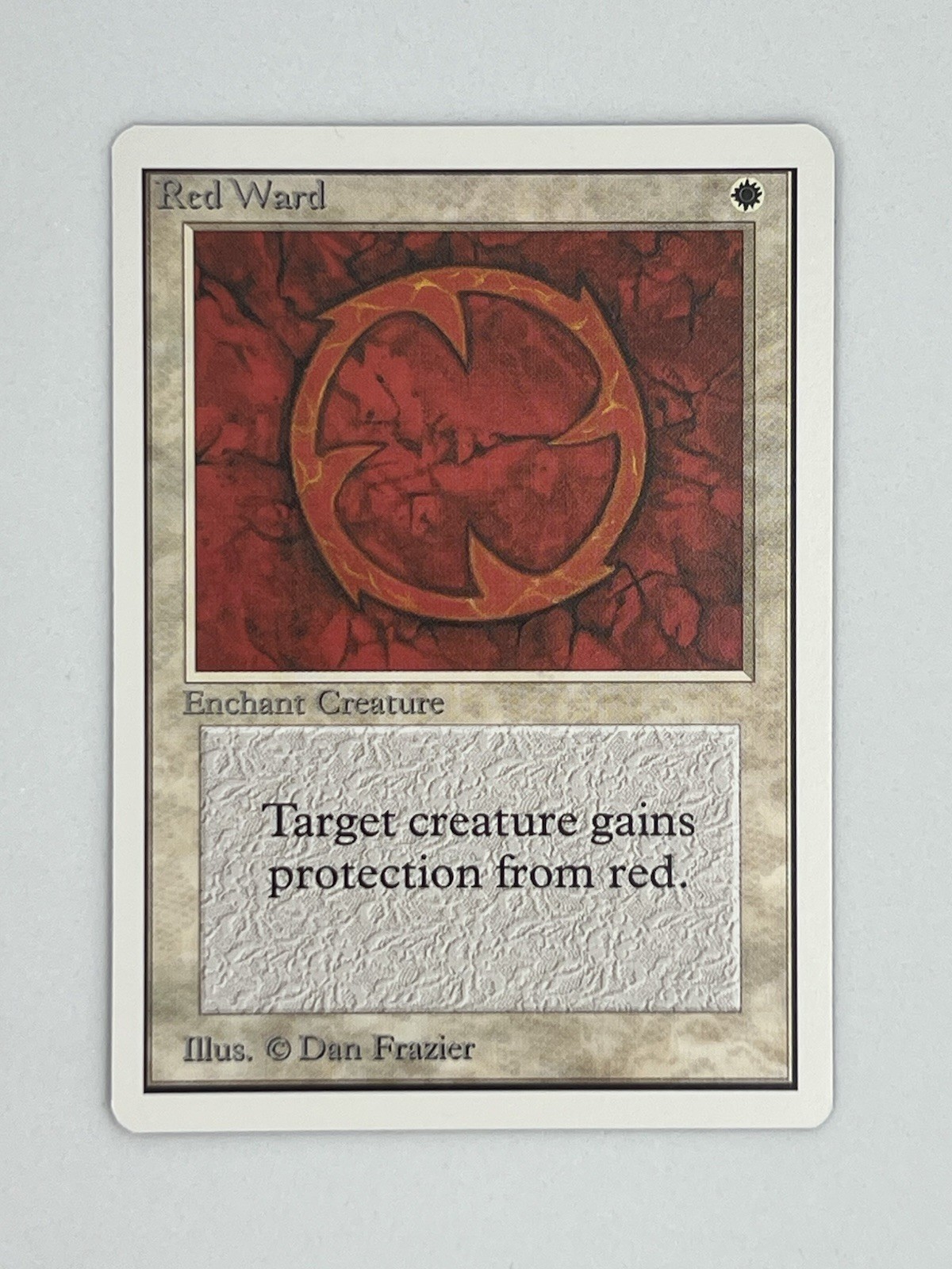MTG RED WARD Unlimited Edition Regular MT Magic The Gathering