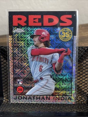 2021 Topps Update Jonathan India RC Silver Pack Chrome Mojo Refractor #86C-27