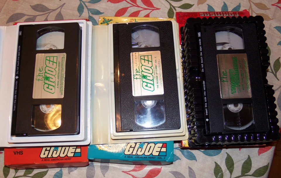 GI Joe Transformers BIG BOX FHE VHS Lot - Image 3 of 3