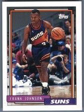 1992-93 Topps Phoenix Suns Frank Johnson #332b