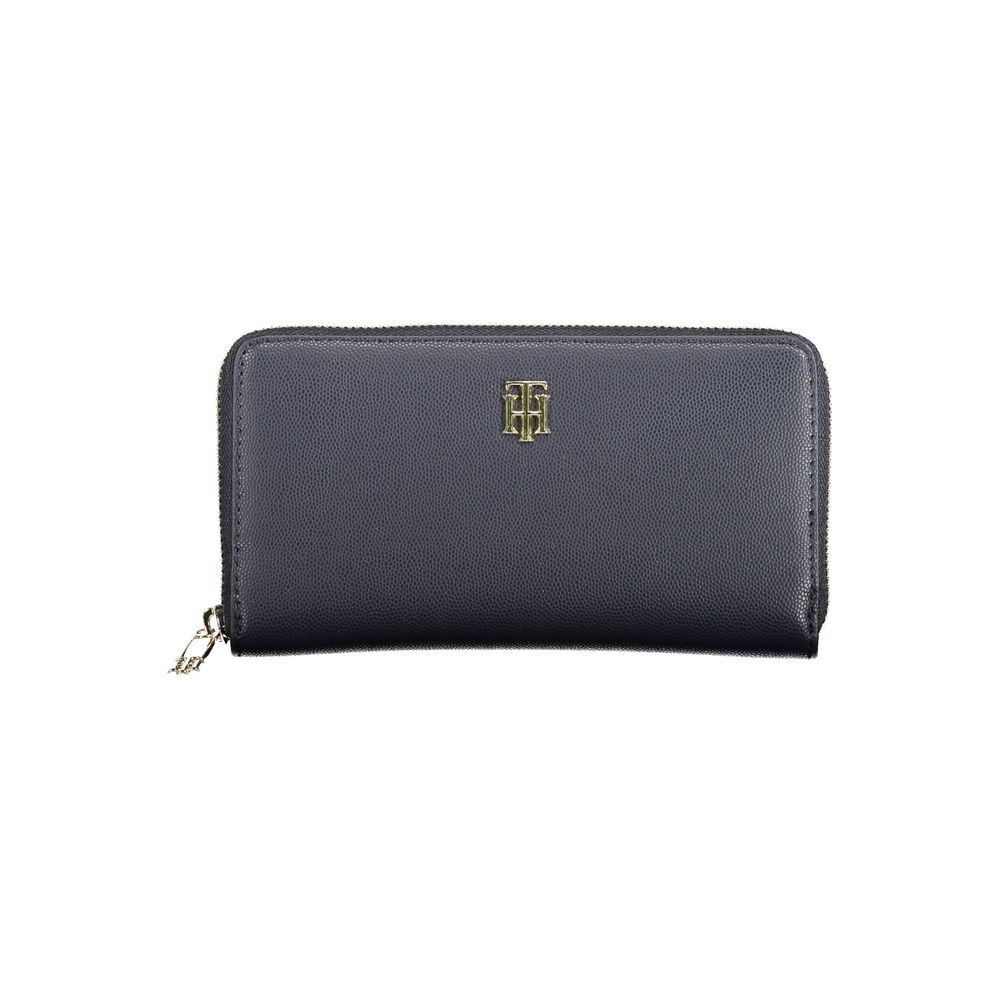 Tommy Hilfiger Blue Polyester Slim Wallet for Men