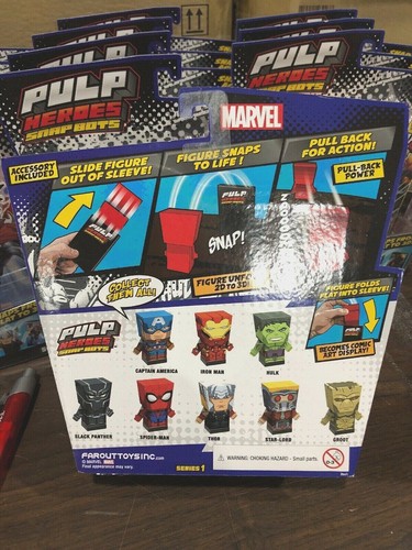 Pulp Heroes Snap Bots Marvel Star-Lord 2019 NEW - Picture 3 of 7