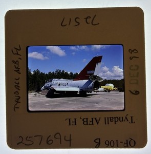 QF-106B Tyndall AFB Fl.  Oct 1998 35 mm Slide Kodachrome #10