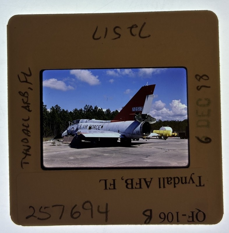 QF-106B Tyndall AFB Fl.  Oct 1998 35 mm Slide Kodachrome #10