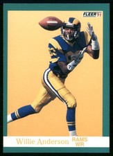 1991 Fleer - Willie Anderson #264