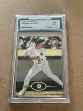 1995 Stadium Club #289 Mark McGwire Oakland Athletics AGS 9 MINT Star Card MLB.