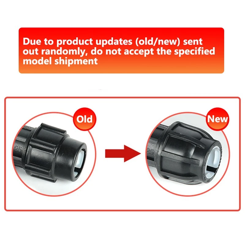 MDPE Compression Fitting Water Pipe Connector Coupling Elbow Tee Valve 20-110mm - Image 3 of 4