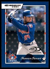 Shannon Stewart 2001 Donruss #136 Blue Jays MLB READ FREE SHIPPING AutographDen