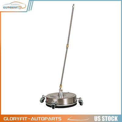 #ad #ad 13quot; Stainless Steel Surface Cleaner Attachment Pressure Washer 4 Wheel $64.57