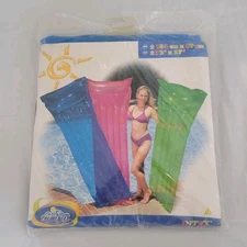 Blue Pool Mat The Wet Set Inflatable Vintage Float #59702 Intex New 2005