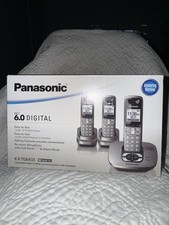 Panasonic KX-TG6433 Cordless Phone Set Conferencing Call Block Answering Machine