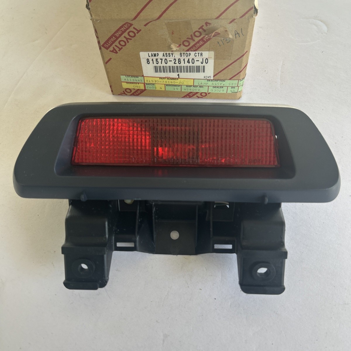 TOYOTA トヨタ GENUINE ACCESSORY バックランプ 旧車 Genuine Toyota Previa 1991-1997 3rd Third Brake Light Stop Lamp