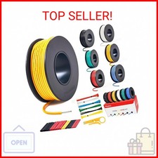 20 AWG Solid Core Wire Kit 20 Gauge PVC Coated Copper Wires Pre-Tinned 23ft or