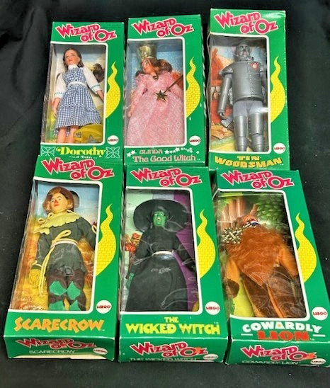 Vintage MEGO FIGURES  1974 WIZARD OF OZ  Lot of (6)  ORIGINA