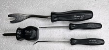 Snap-on 4pcs 2 Picks And Trim Tool Set Stubby 2 Philips Black Ind. Free Shipng