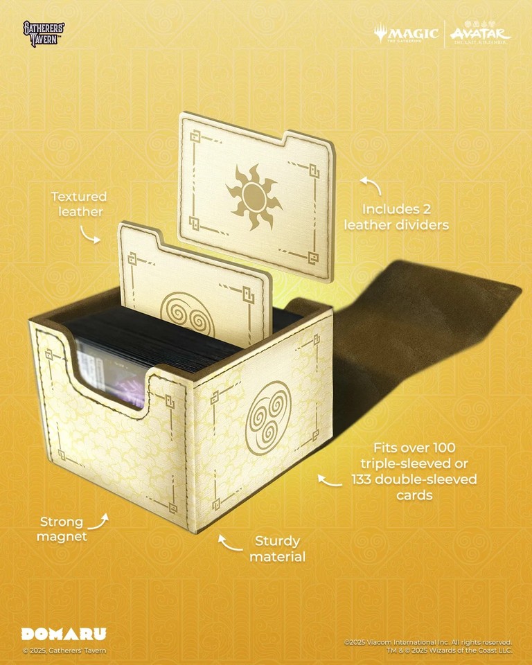 Gatherers' Tavern MTG Avatar the Last Airbender Domaru Deck Boxes Fire ...