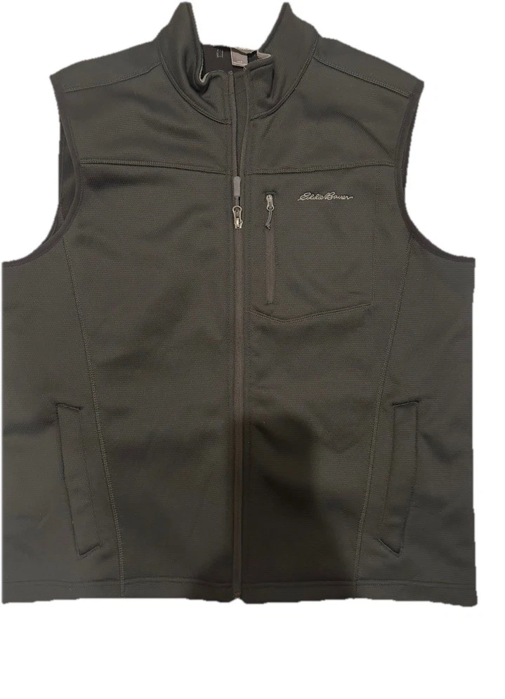 Eddie Bauer Men’s LFull-Zip Fleece Interior Polyester Vest
