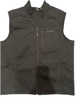 Eddie Bauer Men  s LFull-Zip Fleece Interior Polyester Vest