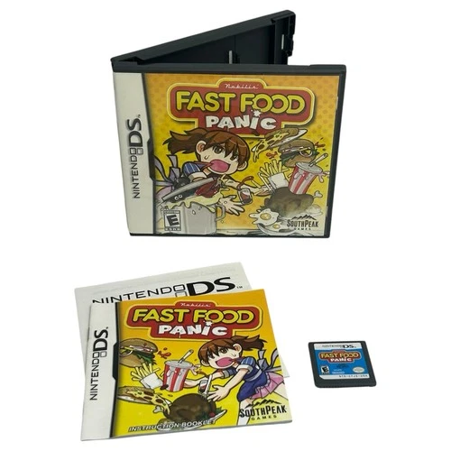 New ListingFast Food Panic (Nintendo DS, 2010) Authentic CIB Complete w/ Manual Tested