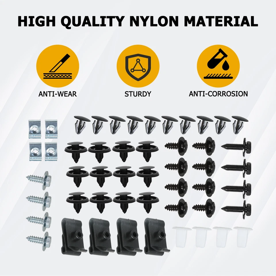 Крепежный элемент щиток брызговик двигателя зажим для крыла бампера для Toyota - Изображение 3 из 4