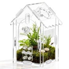 Jumping Spider Enclosure Acrylic Spider Cage Insect Terrarium Bug Enclosure T...