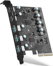 Generic Desktoppc Pcie Usb Card Fiveport Expansion Module Adapter GEN2