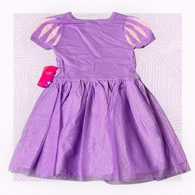 NEW Disney Princess Ariel Little Mermaid Dress Girls S 6/6X Pastel Lilac  Costume | eBay