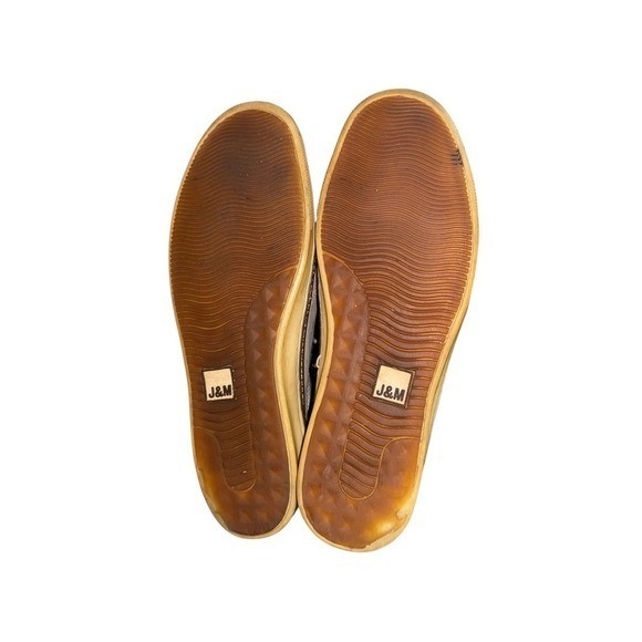 Johnston & Murphy McGuffey Mens 12M Pre-Owned Slip On Loafer Shoes Woven Leather View 4