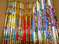 Lot of 300 2 Lead Pencils with Rubber Eraser School Theme  21