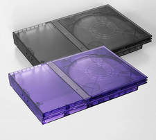 Playstation 2 Slim PS2 Full Replacement Console Shell Housing Transparent Clear