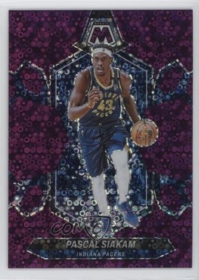 2023-24 Panini Mosaic Fast Break Purple Prizm 48/50 Pascal Siakam #6 0rd2