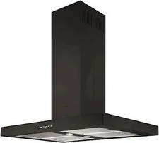SILVERLINE 4110.9.733.03 CAPPA A ISOLA 90CM ASPIRANTE BLACK CLASSE C