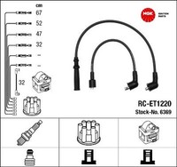 NGK 6369 ZüNdleitungssatz ZüNdkabelsatz ZüNdkabel FüR Toyota