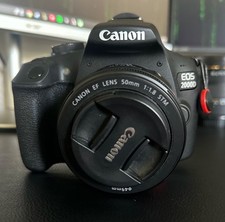 Canon EOS 2000D 24.1 MP Digital Camera EF 50mm f/1.8 STM SIGMA 17-50mm F2.8 Lens