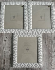 3 x NEXT 'Dakota' Photo Frames (10"x 8") | Free Standing or Wall Mounted