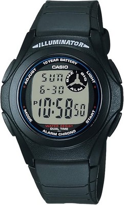 CASIO Collection F-200W-1AJH Standard Watch (Simple packaging)