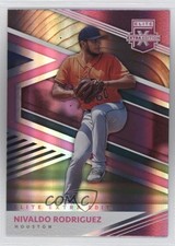 2020 Panini Elite Extra Edition Pink Nivaldo Rodriguez #170 0b7v