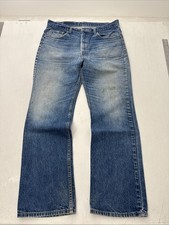 VTG 80s Levi's 517 Red Tab Bootcut Flare Jeans Men  s 36x31 Made In USA Faded