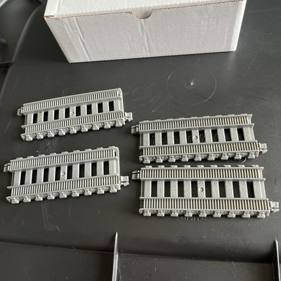 Lot Of 4 Thomas TrackMaster Replacement S2 Gray Track 4 1/2  Sky High Jump